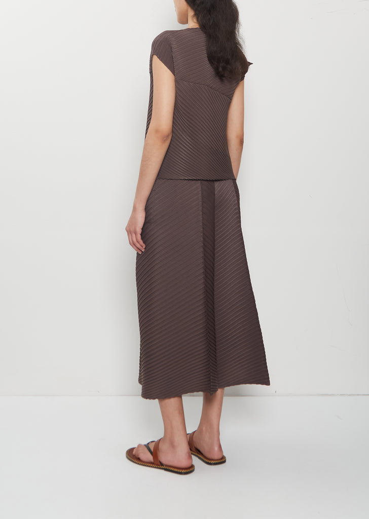 Plaster Pleats Solid Pants