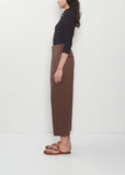 Simple Ensemble Cotton Pants — Dark Brown
