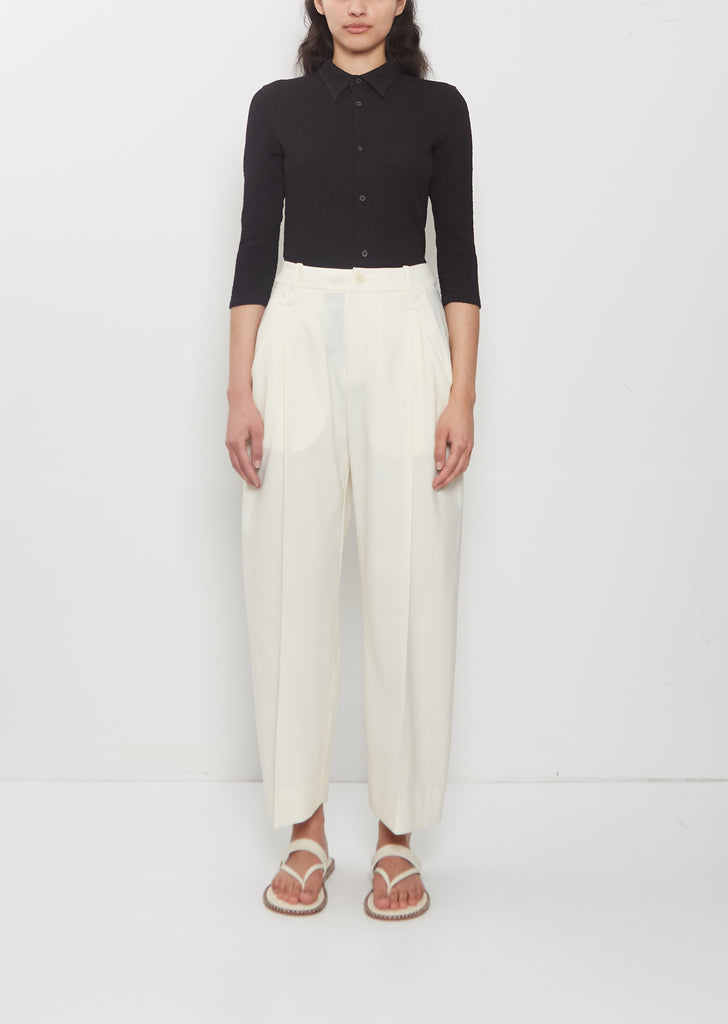 Belted Wool Pants
