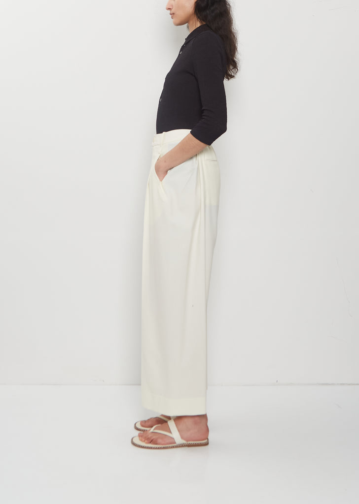 Belted Wool Pants