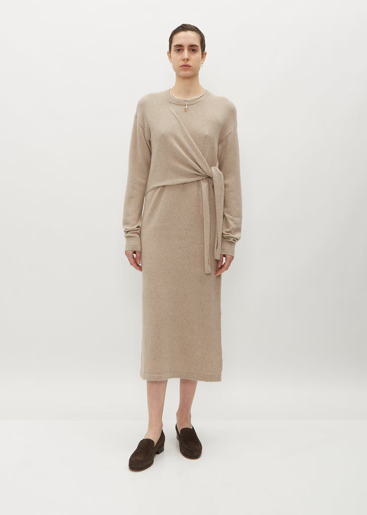 Organic Cotton & Recycled Cashmere Knot Dress