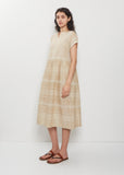 Embroidery Cotton Ramie Dress