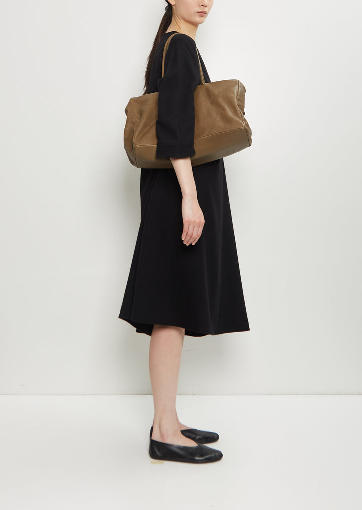 Matte Shoulder Bag — Khaki