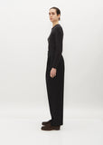 Double-Pleated Tailored Trousers