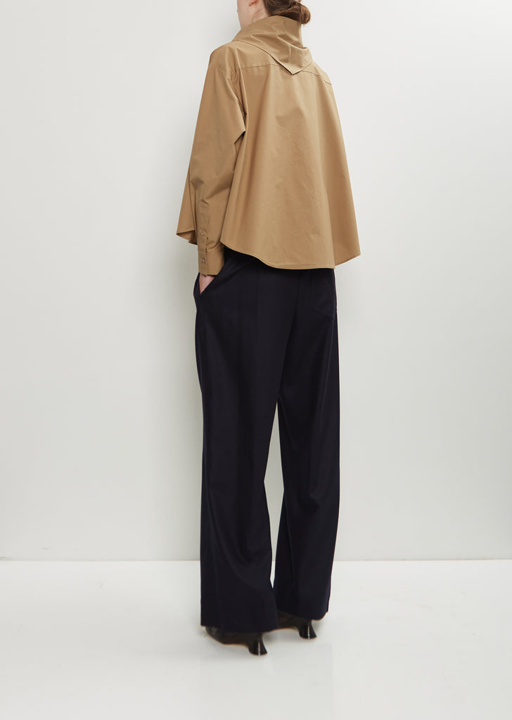 Cotton Bow Shirt