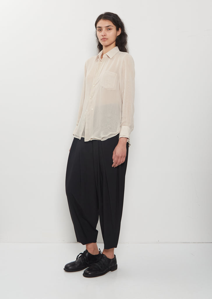 Button-Up Georgette Shirt