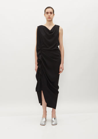 Dinam Wool Dress — Black