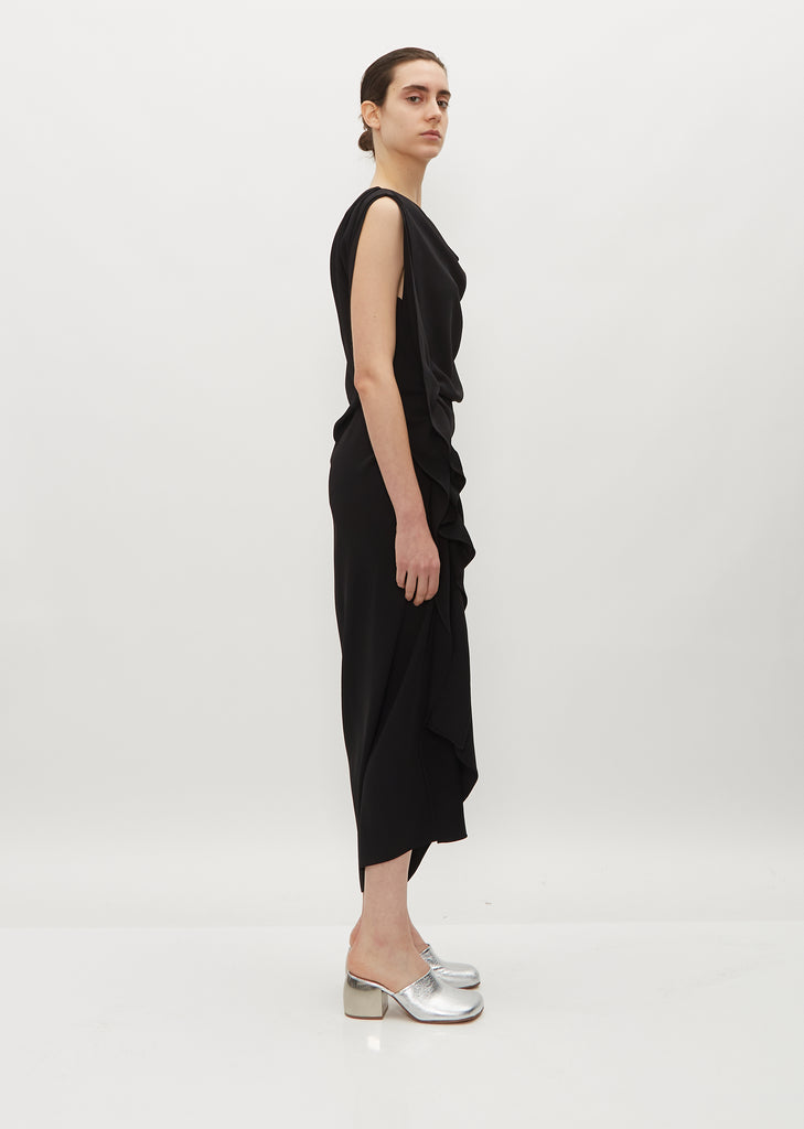 Dinam Wool Dress — Black