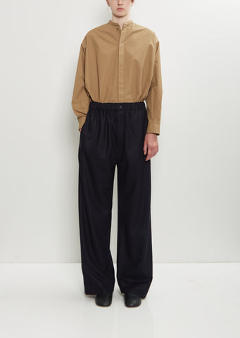Wool Pull-On Trouser