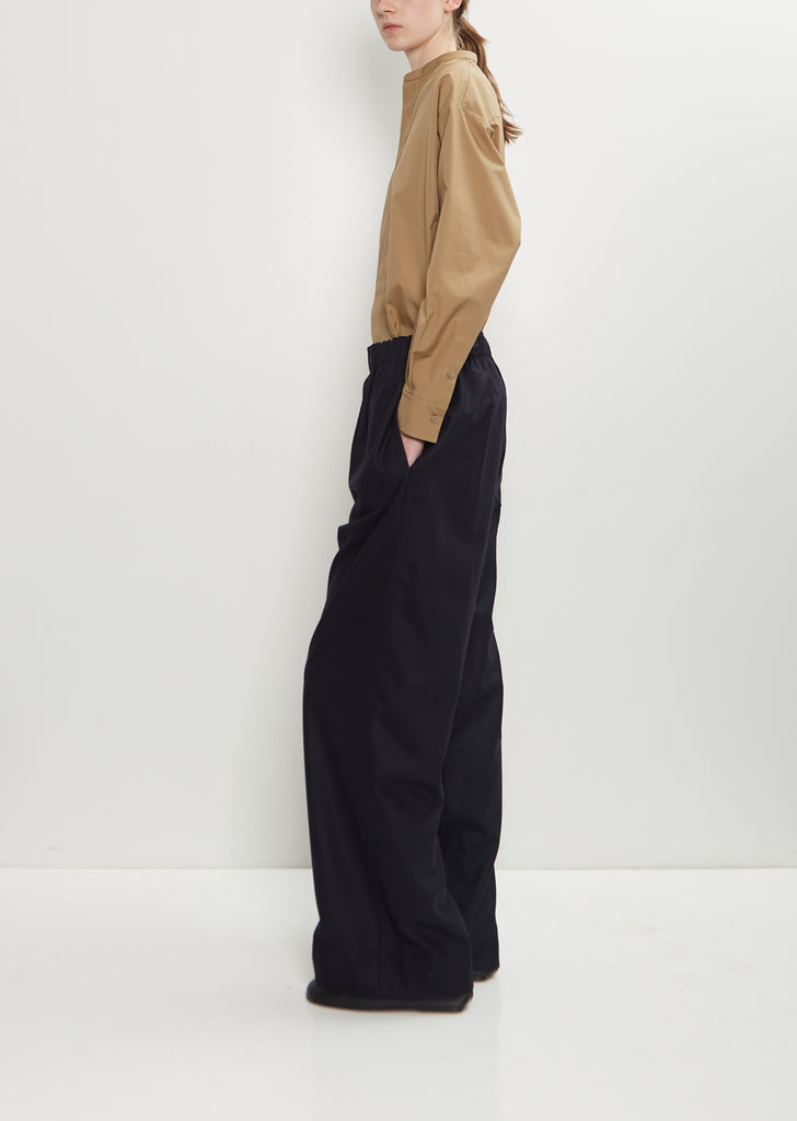 Wool Pull-On Trouser