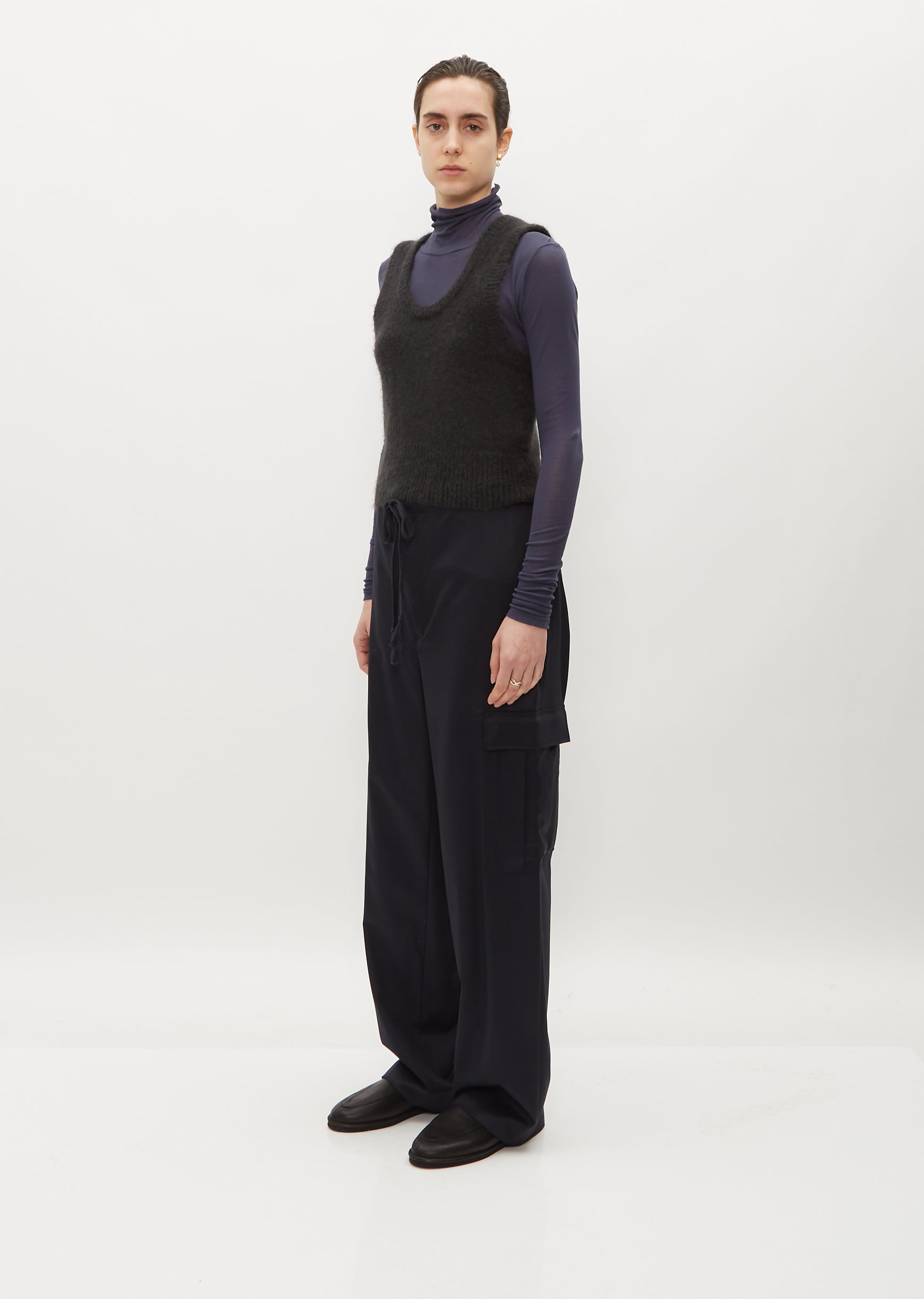 mameku23AW SUPER FINE WOOL TWILL FIELD PANTS