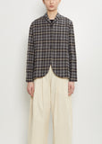 Cotton Wool Plaid Jacket