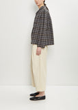 Cotton Wool Plaid Jacket