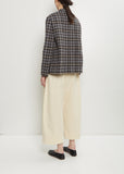 Cotton Wool Plaid Jacket