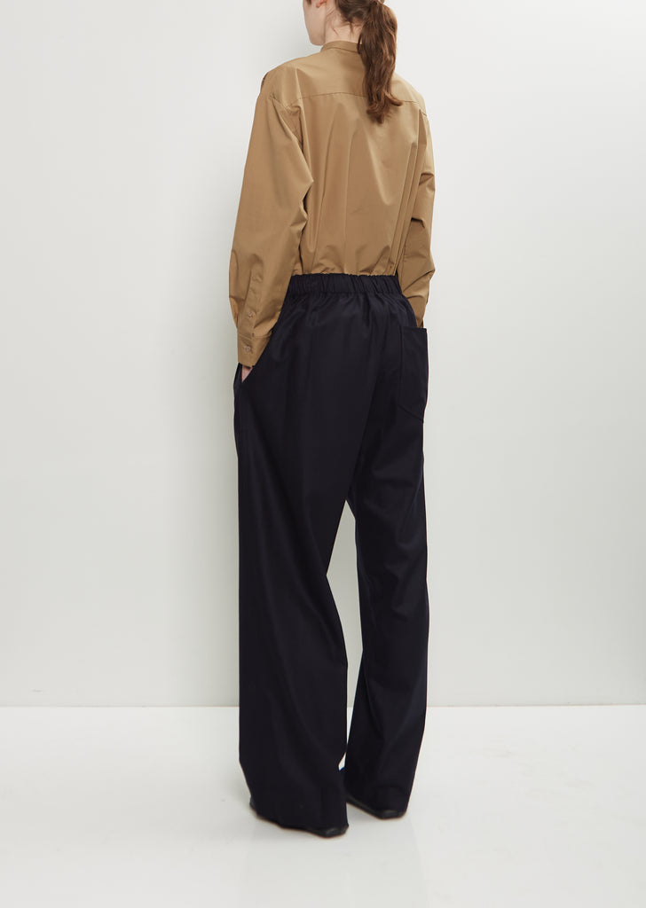 Wool Pull-On Trouser