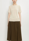 Silk Knit Tee — Natural
