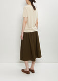 Silk Knit Tee — Natural