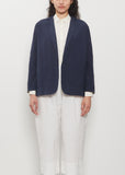 Open Front Crinkled Cotton Jacket
