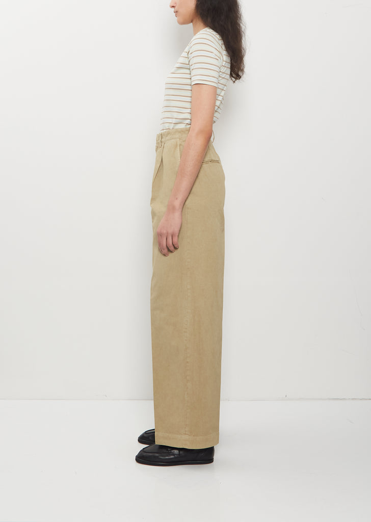 Finx Light Chino One-Tuck Pants