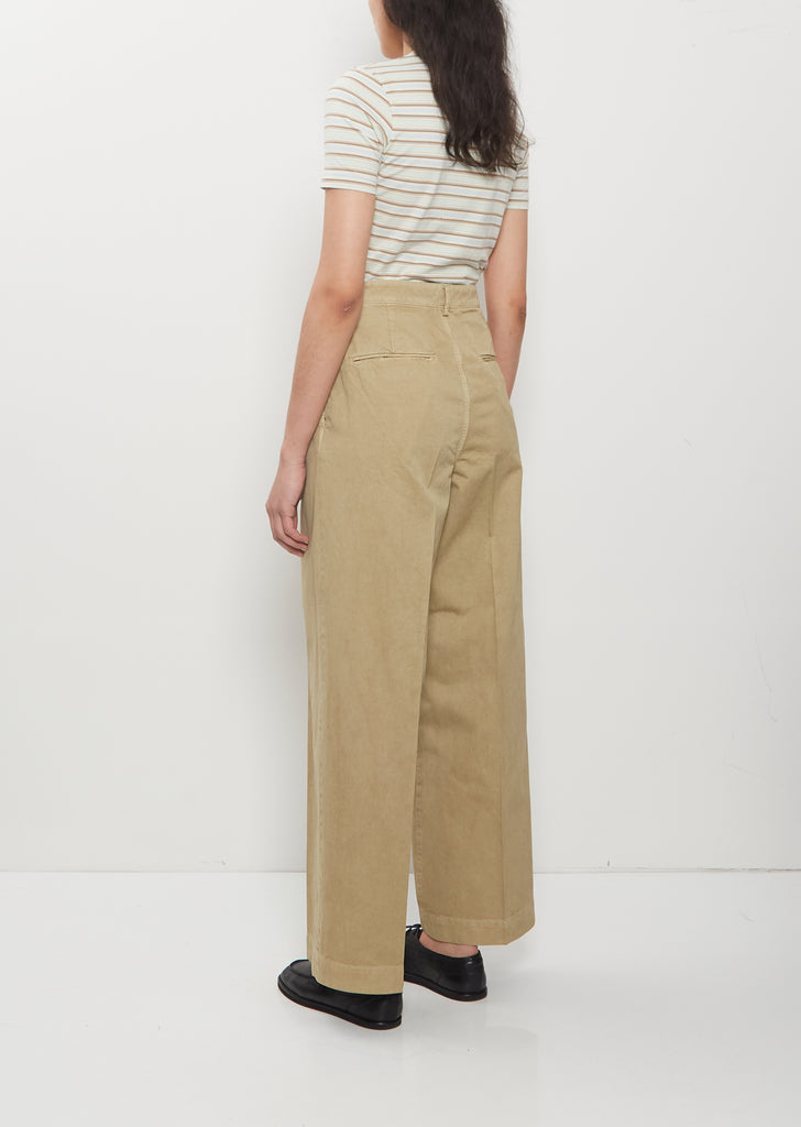 Finx Light Chino One-Tuck Pants