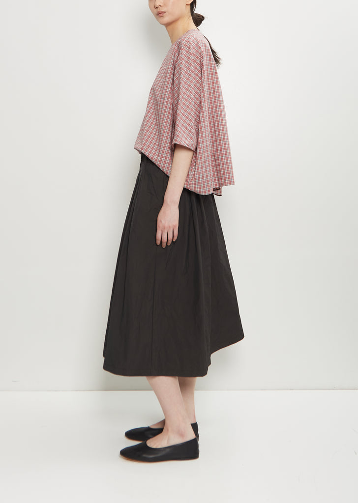 Technical Pleated Light Skirt