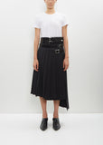 Belted Pleat Skirt