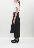 Belted Pleat Skirt