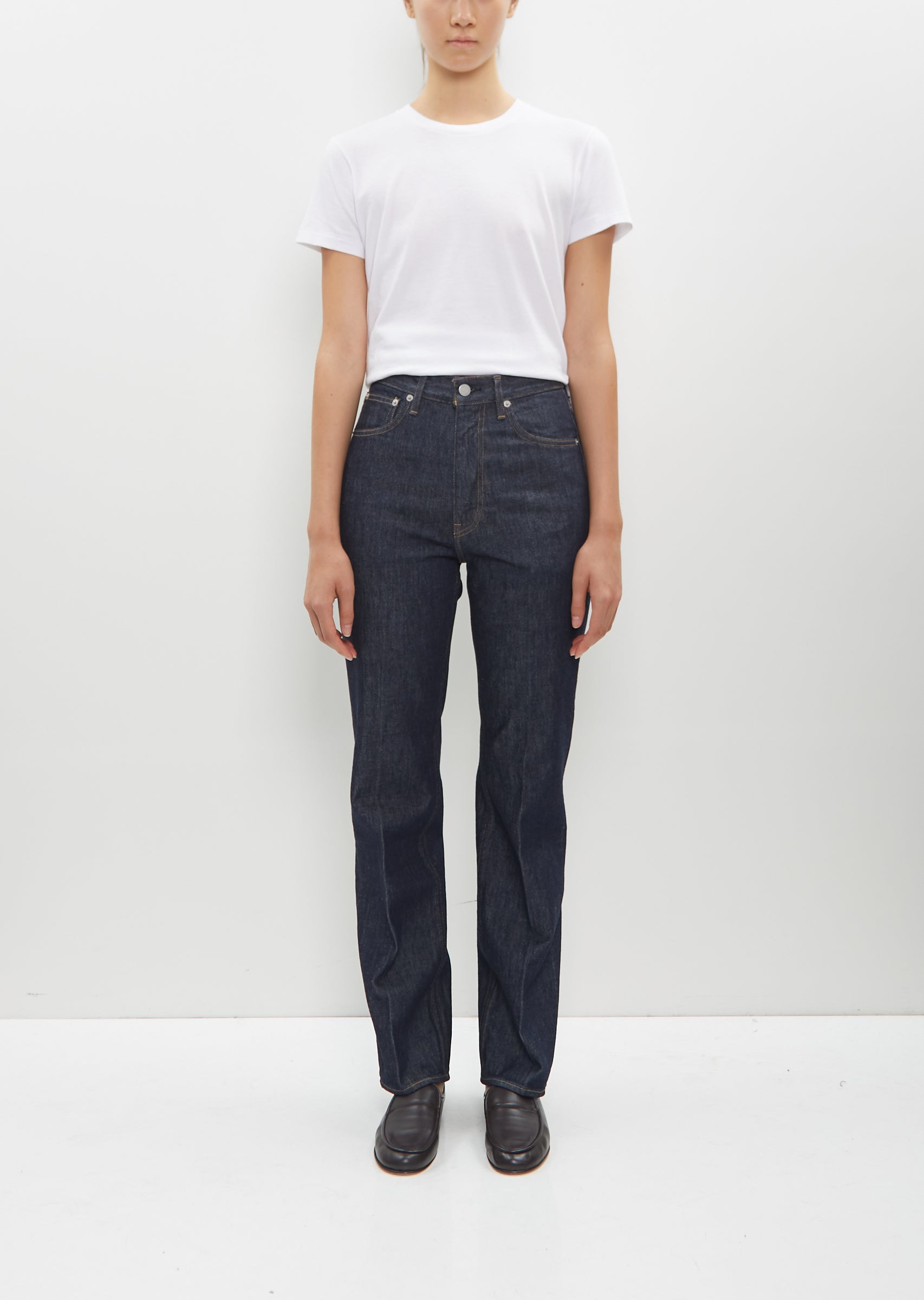 Hard Twist Denim 5 Pocket Pants – La Garçonne Hard Twist Denim 5 Pocket Pants – La Garçonne