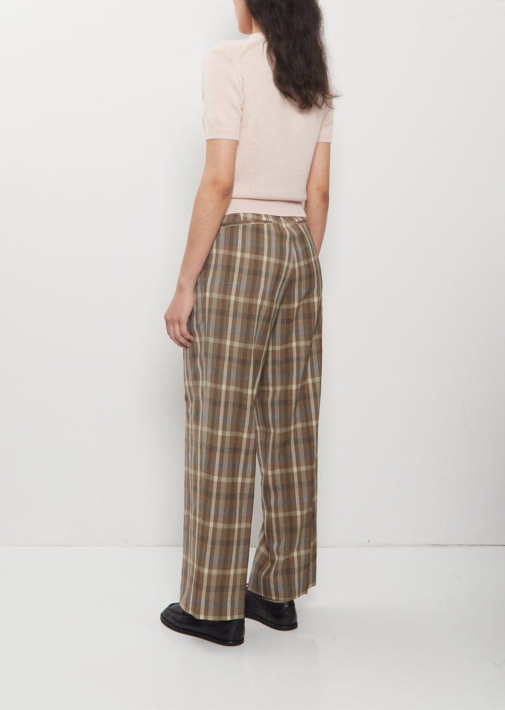 Super Fine Tropical Wool Two-Tuck Slacks