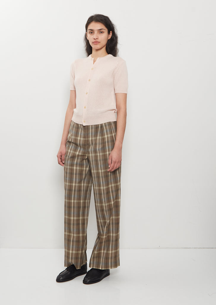 Super Fine Tropical Wool Two-Tuck Slacks