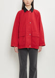 Elodianna Cotton Jacket — Red