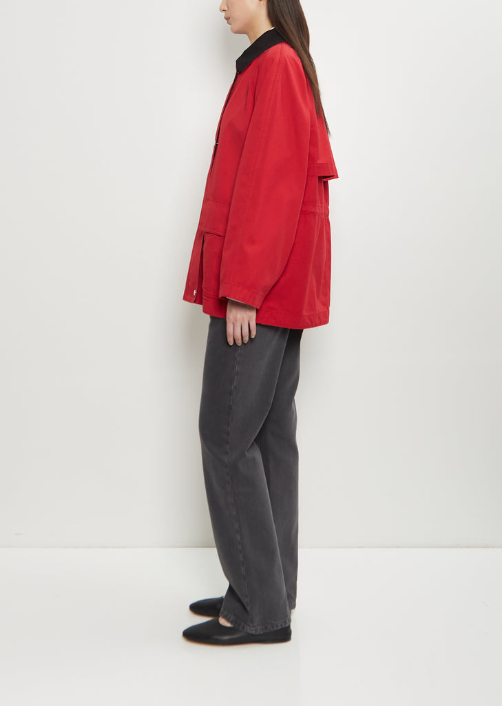 Elodianna Cotton Jacket — Red