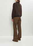 Cotton Pleat-Front Trouser