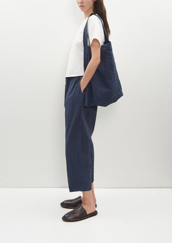 Washed Cotton Bag — Navy