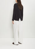 Cotton Jersey One Seam Long Sleeve Top 55-OE
