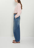 Belt Denim Trousers
