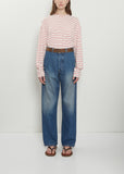 Belt Denim Trousers