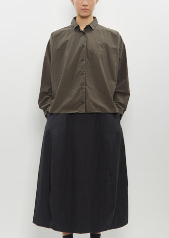 Short Overshirt — Wood