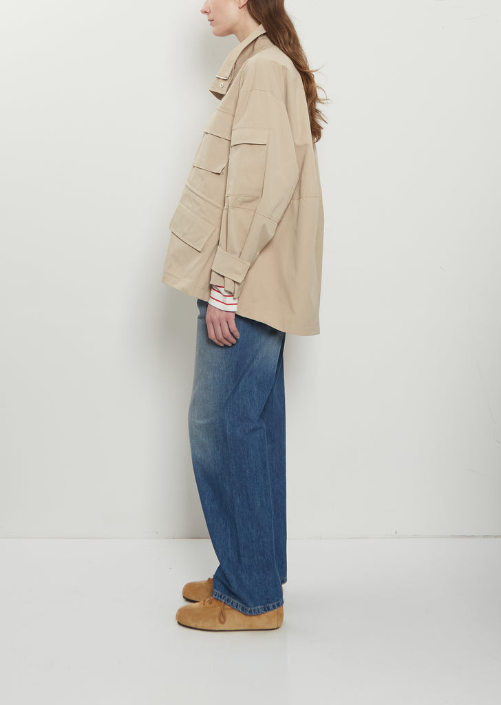 Technical Twill Cargo Jacket