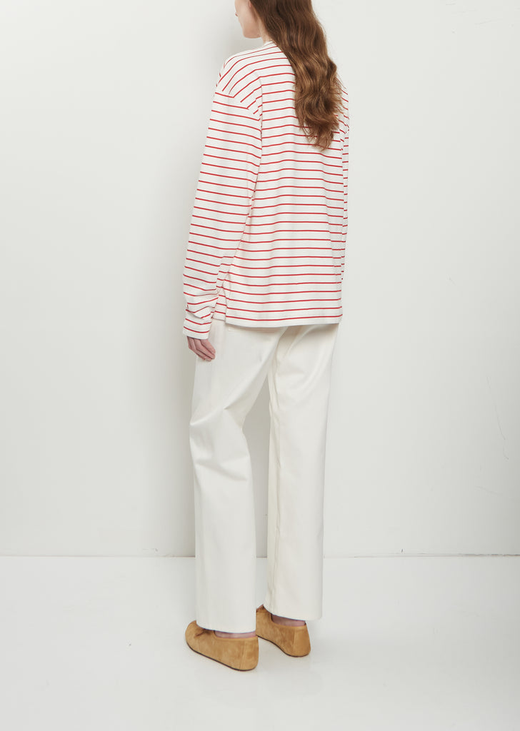 Striped Jersey Long Sleeve T-Shirt