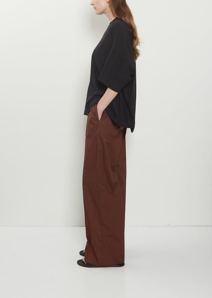 Cotton Jersey Short Sleeve T-Shirt — Black