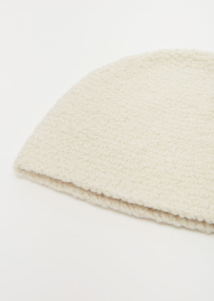 Crochet Toque — Raw White