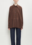 Frank Pleated Cotton Shirt