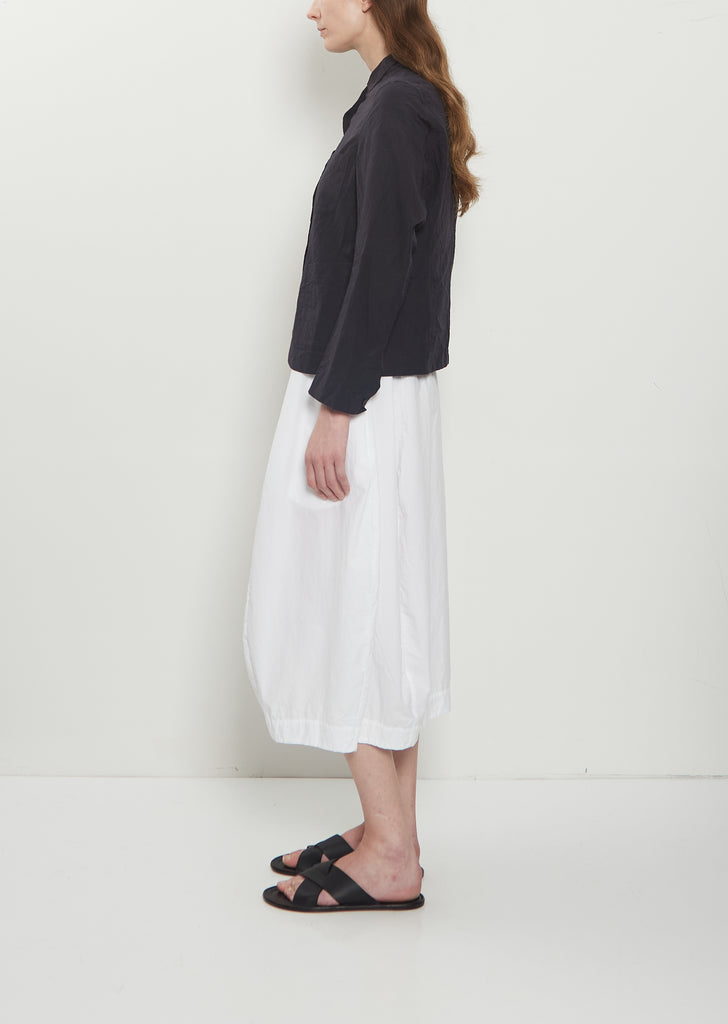 Caryl Cotton Linen Jacket — Black