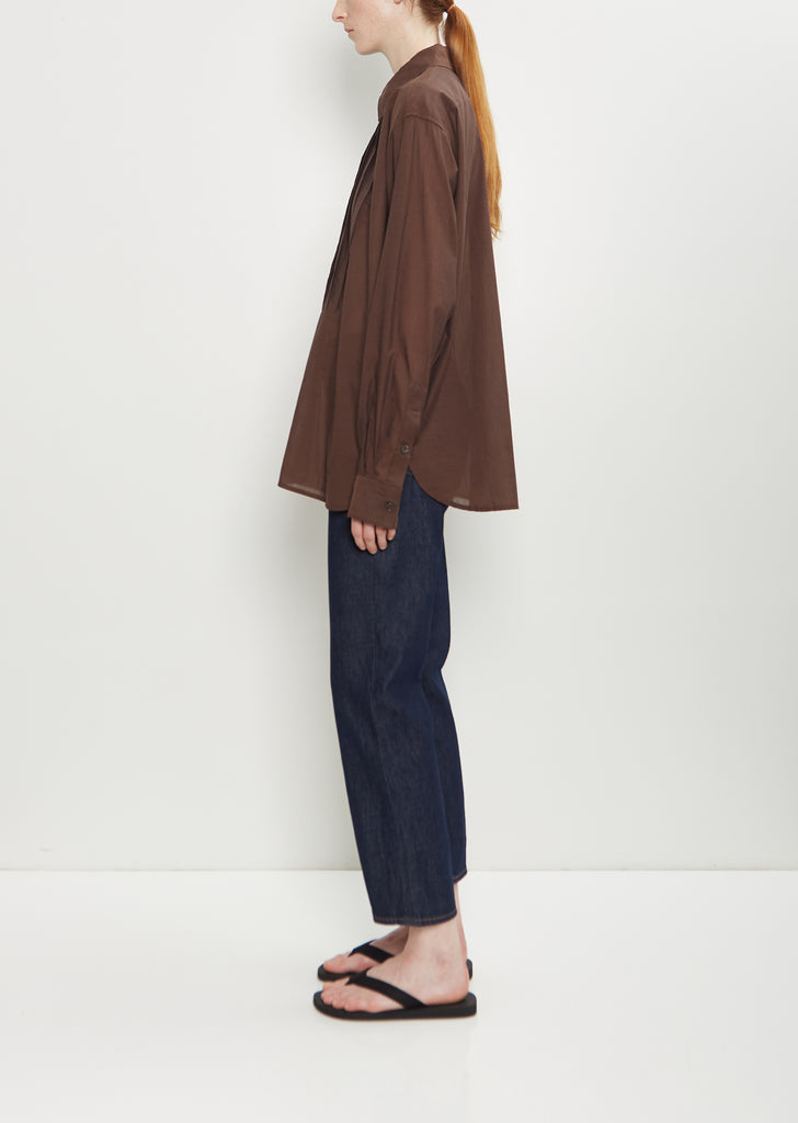 Frank Pleated Cotton Shirt