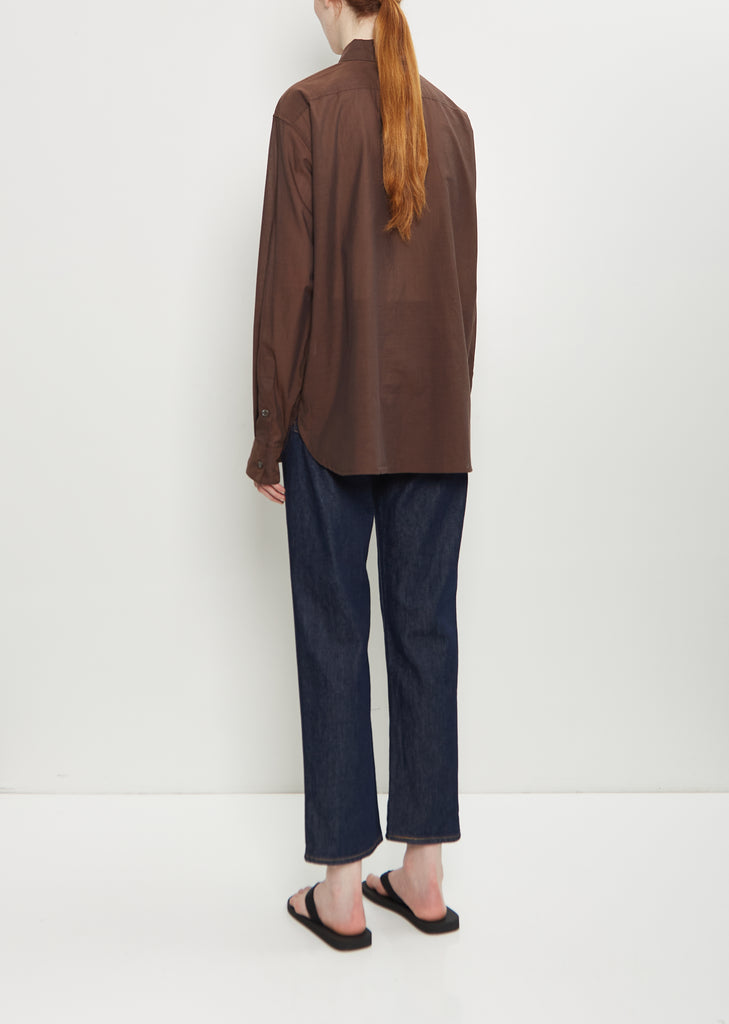 Frank Pleated Cotton Shirt