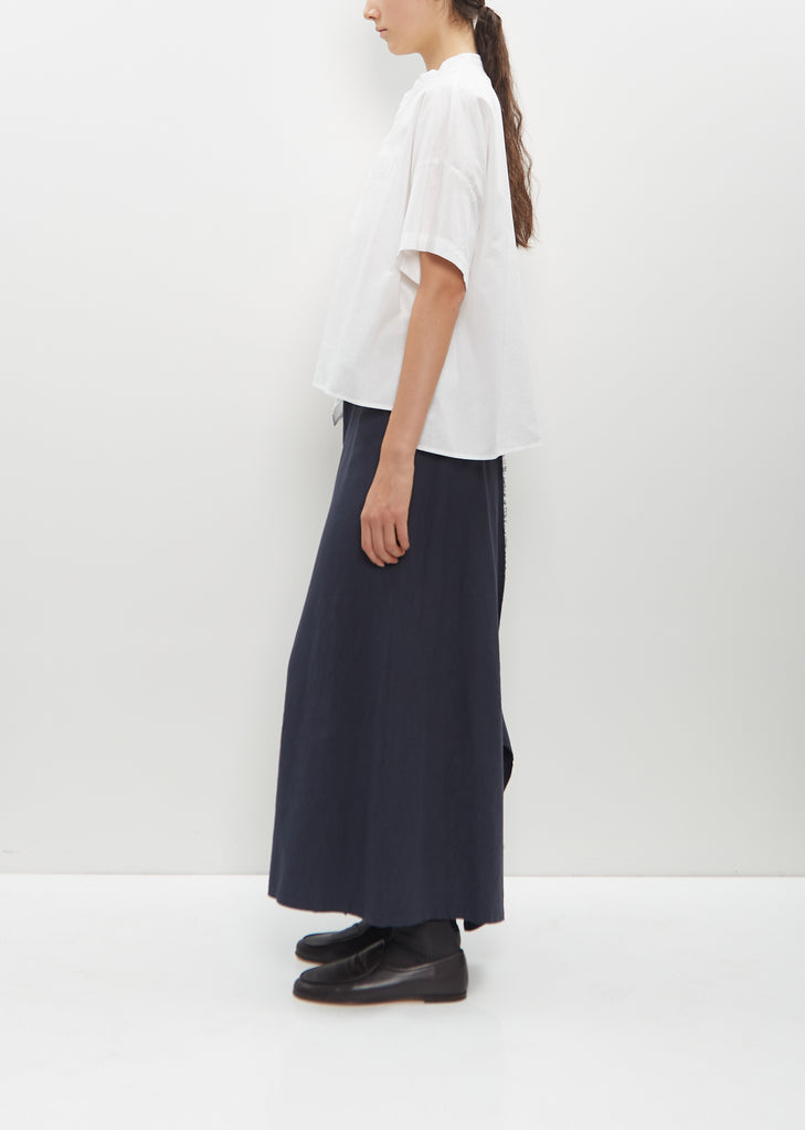 I-Left Slit Patch Skirt