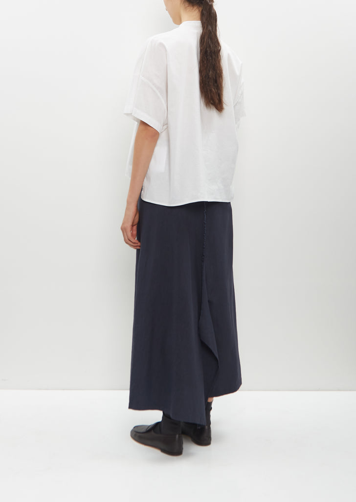 I-Left Slit Patch Skirt