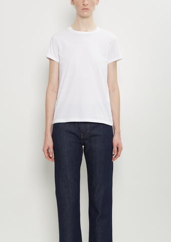 Mini Boy Cotton T-Shirt — Optic White