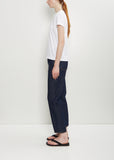 Mini Boy Cotton T-Shirt — Optic White